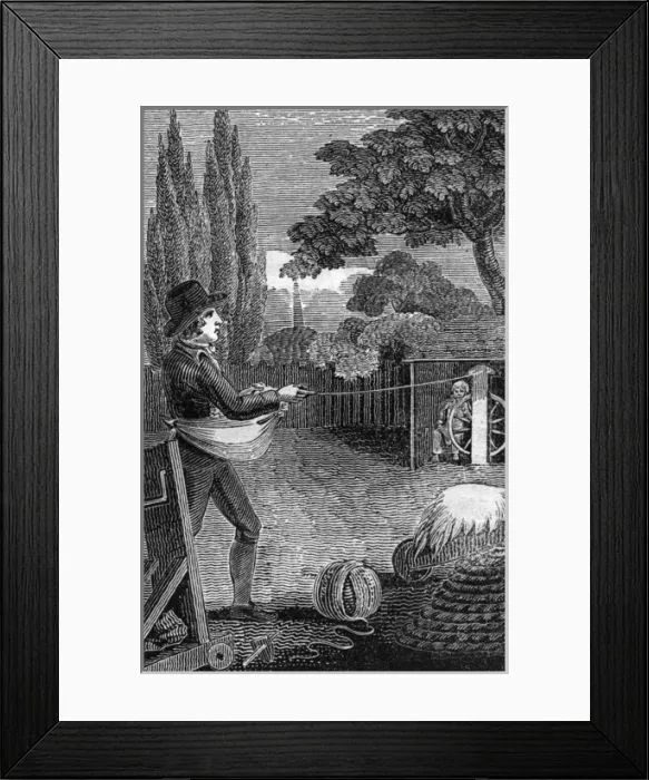 Framed Print : Industry / Rope 1827 Framed Print : Industry / Rope 1827