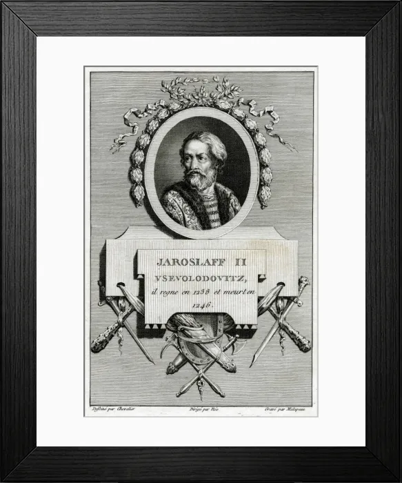 Framed Print : Jaroslav II Vsevolodovit Framed Print : Jaroslav II Vsevolodovit