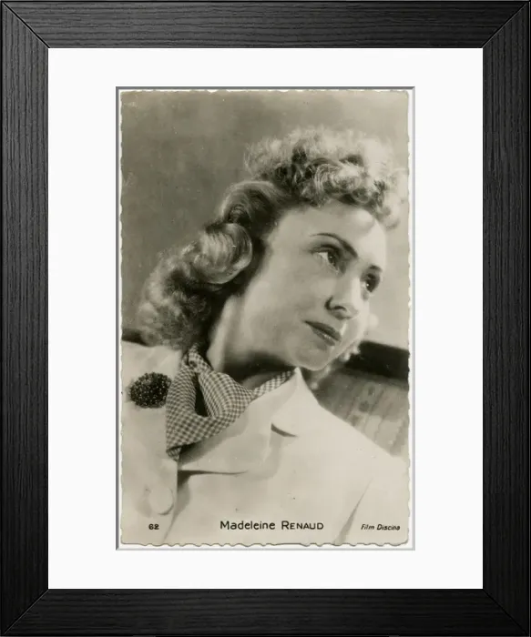 Framed Print : Madeleine Renaud Framed Print : Madeleine Renaud