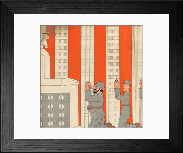 Framed Print : War Debts to Usa / 1932 Framed Print : War Debts to Usa / 1932