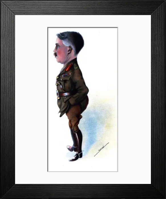 Framed Print : Maj-Gen R Hutchinson Dso Framed Print : Maj-Gen R Hutchinson Dso