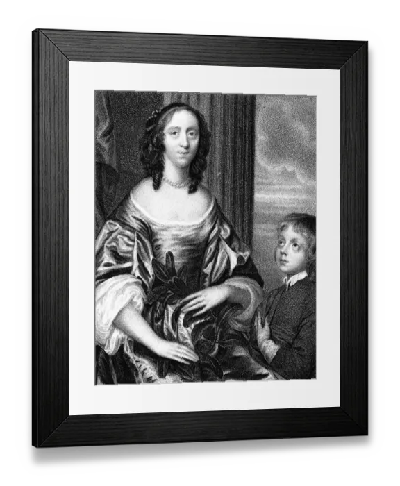 Framed Print : Lucy Hutchinson / Anon Eng Framed Print : Lucy Hutchinson / Anon Eng