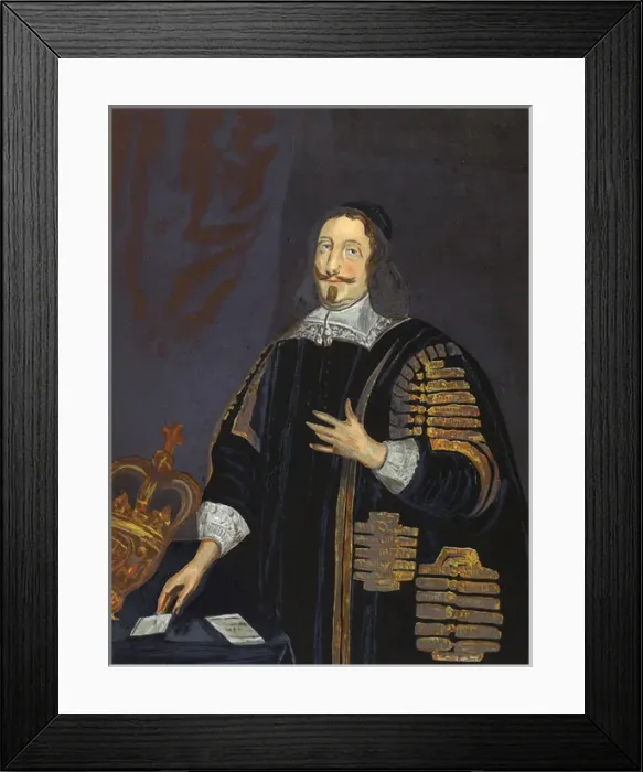 Framed Print : William Lenthall / Athow Framed Print : William Lenthall / Athow