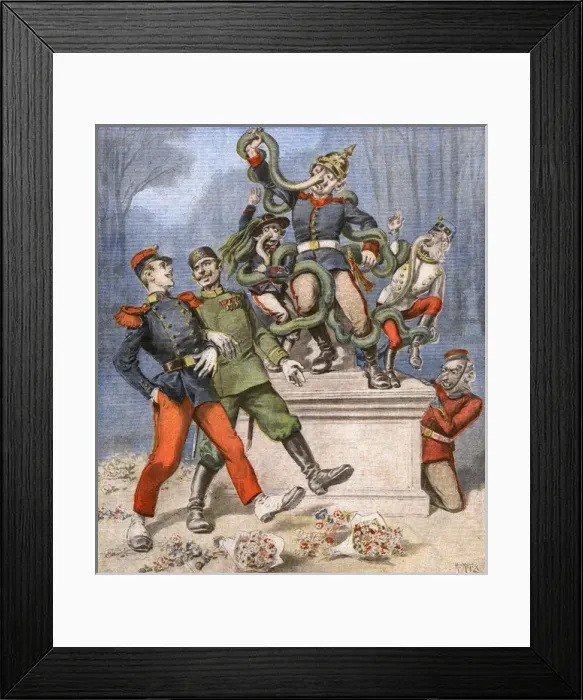 Framed Print : France & Russia / 1896 Framed Print : France & Russia / 1896