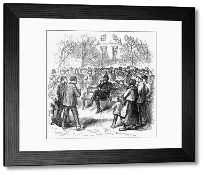Framed Print : Gaping at a Prussian Framed Print : Gaping at a Prussian