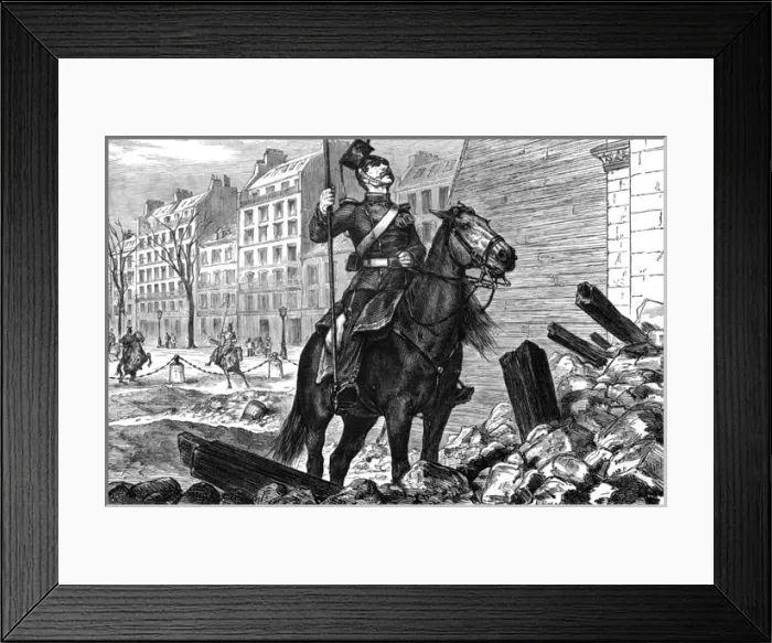 Framed Print : Uhlan in Paris Framed Print : Uhlan in Paris