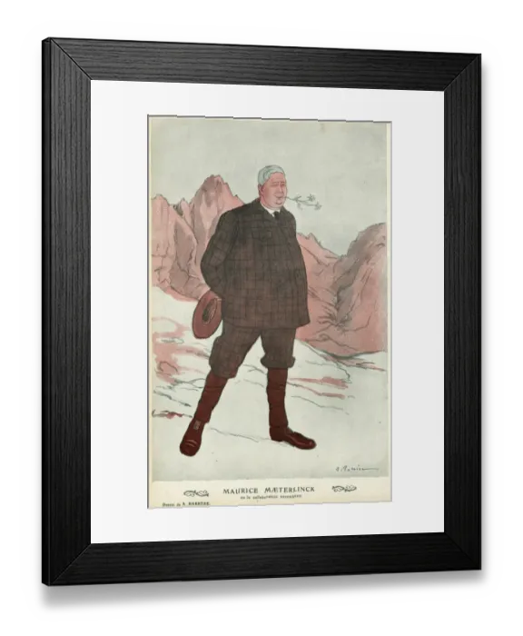 Framed Print : Maurice Maeterlinck Framed Print : Maurice Maeterlinck