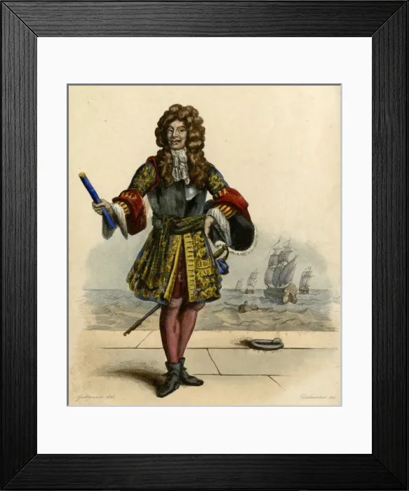 Framed Print : Abraham Duquesne (Col) Framed Print : Abraham Duquesne (Col)