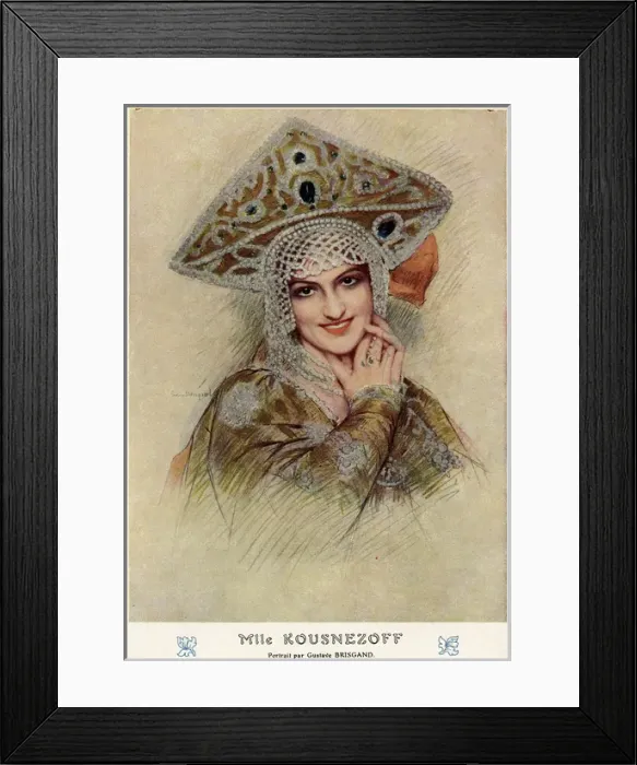 Framed Print : Mlle Kousnezoff Framed Print : Mlle Kousnezoff