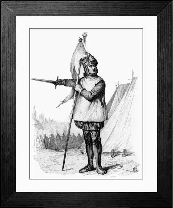 Framed Print : Robert Guiscard (Mono) Framed Print : Robert Guiscard (Mono)