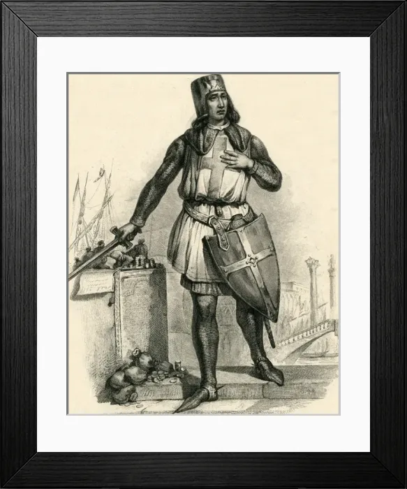 Framed Print : Villehardouin (Mono) Framed Print : Villehardouin (Mono)