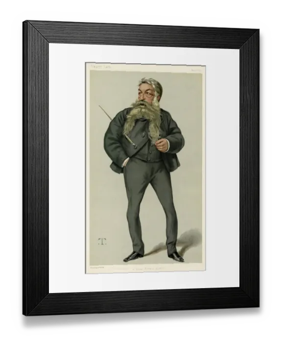 Framed Print : J L E Meissonier, French painter Framed Print : J L E Meissonier, French painter