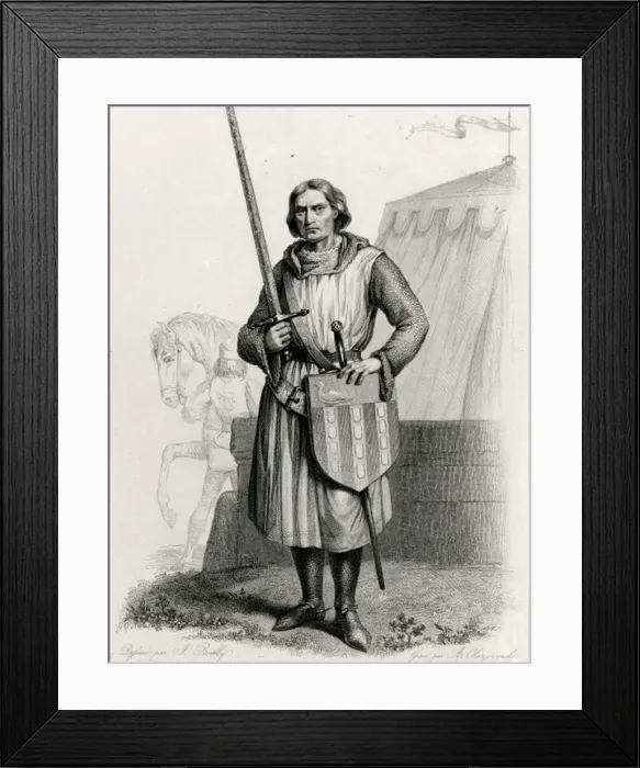 Framed Print : Chastillon (Mono) Framed Print : Chastillon (Mono)