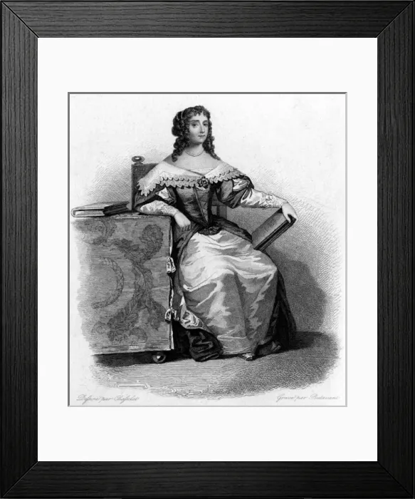 Framed Print : Mme De Scudery / Chasselat Framed Print : Mme De Scudery / Chasselat