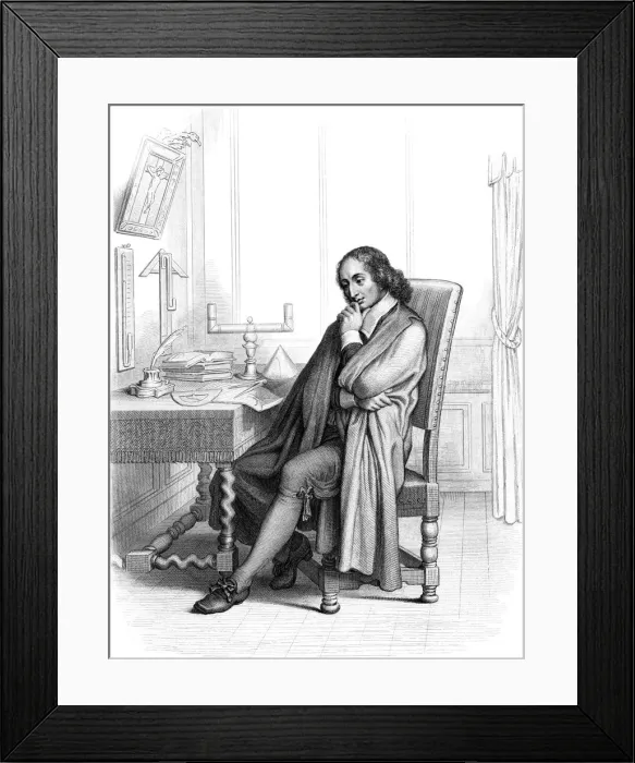 Framed Print : Pascal (Flandrin) Framed Print : Pascal (Flandrin)