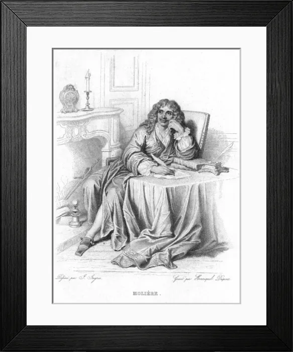 Framed Print : Moliere (Ingres) Framed Print : Moliere (Ingres)