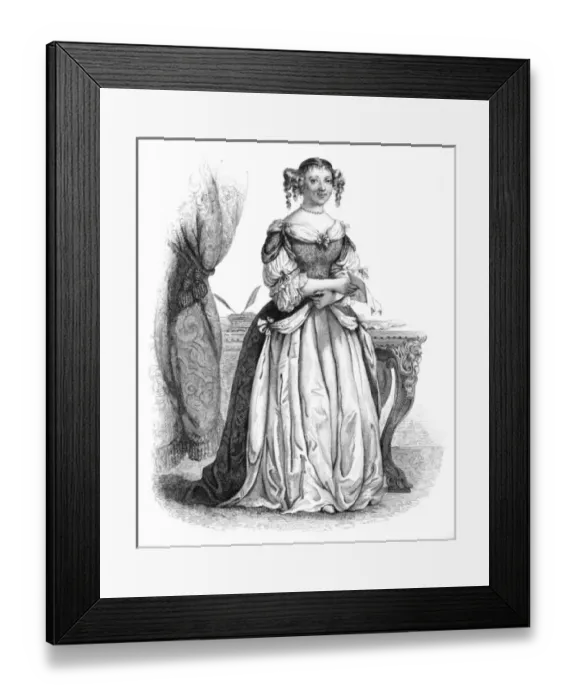 Framed Print : Sevigne (Boilly, Mono) Framed Print : Sevigne (Boilly, Mono)