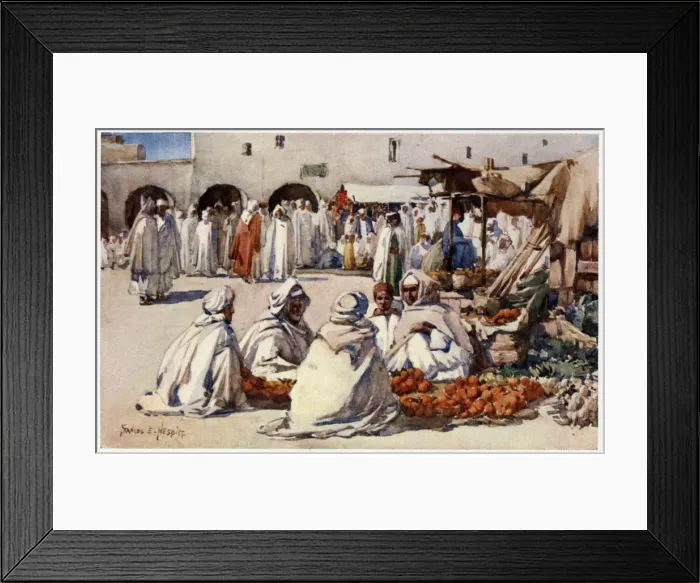 Framed Print : Market, Algeria Framed Print : Market, Algeria