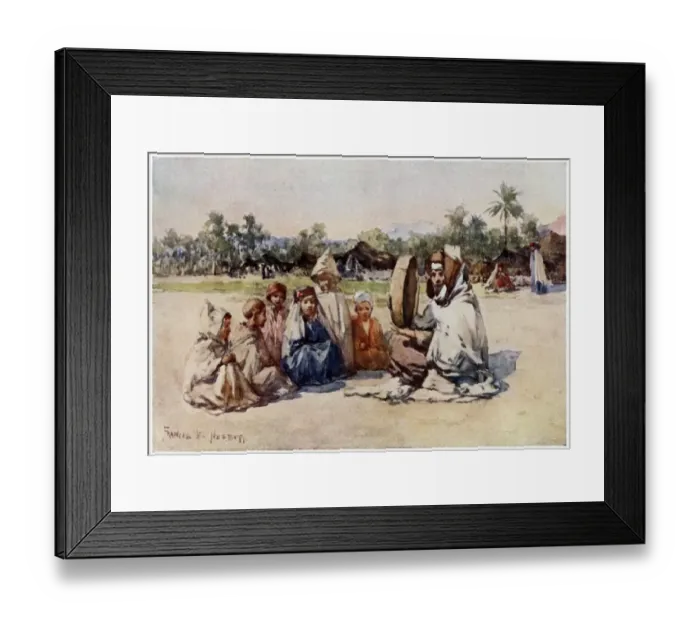 Framed Print : Algerian Story-Teller Framed Print : Algerian Story-Teller