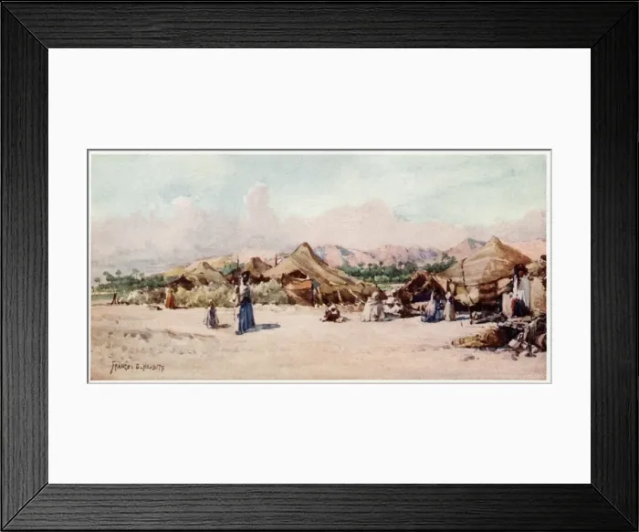 Framed Print : Nomad Camp, Algeria Framed Print : Nomad Camp, Algeria