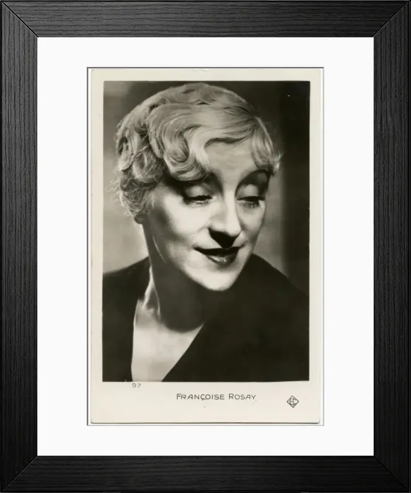 Framed Print : Francoise Rosay Framed Print : Francoise Rosay