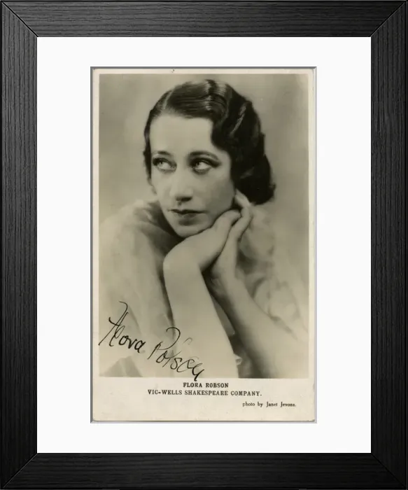 Framed Print : Flora Robson