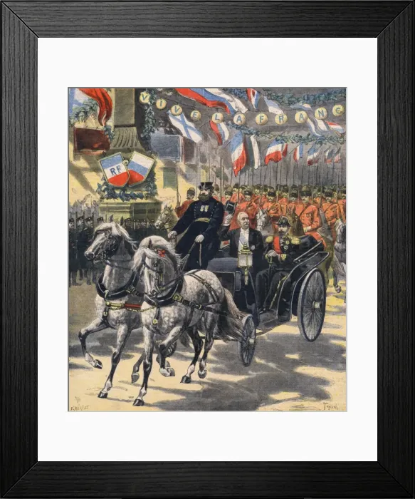 Framed Print : 1897 / Felix Faure / Russia Framed Print : 1897 / Felix Faure / Russia