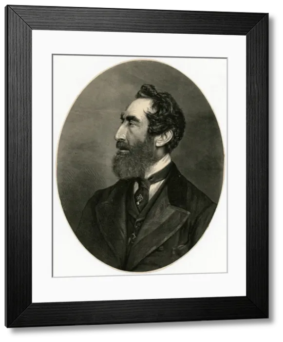 Framed Print : E Bulwer Lytton / Oval Eng Framed Print : E Bulwer Lytton / Oval Eng