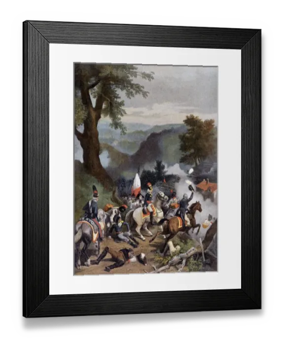 Framed Print : Fighting in Ardennes Framed Print : Fighting in Ardennes