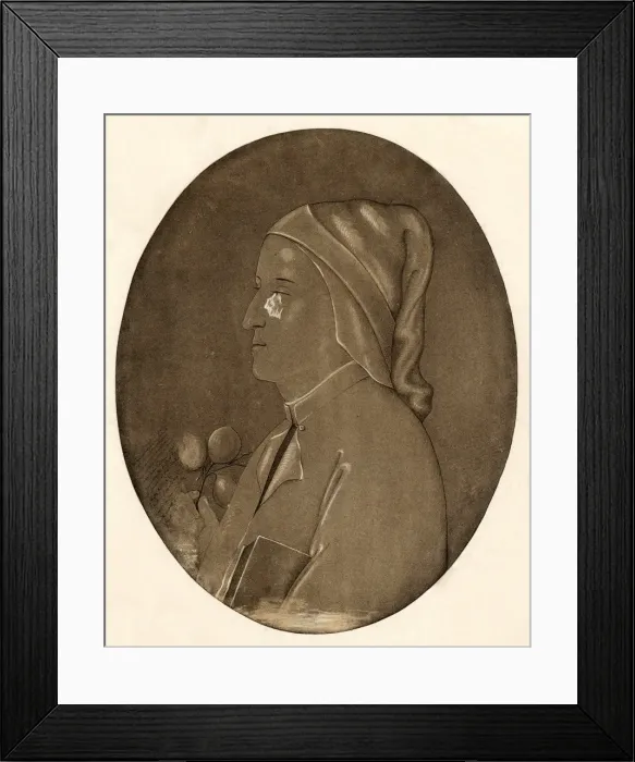 Framed Print : Dante Alighieri / Giotto Framed Print : Dante Alighieri / Giotto