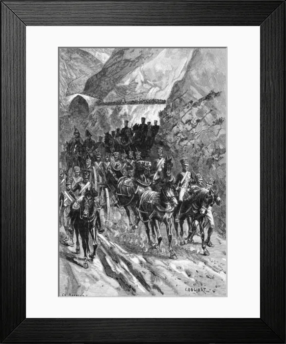 Framed Print : French Quit Spain 1813 Framed Print : French Quit Spain 1813