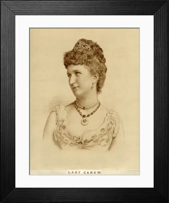 Framed Print : Lady Carew Drawing Framed Print : Lady Carew Drawing
