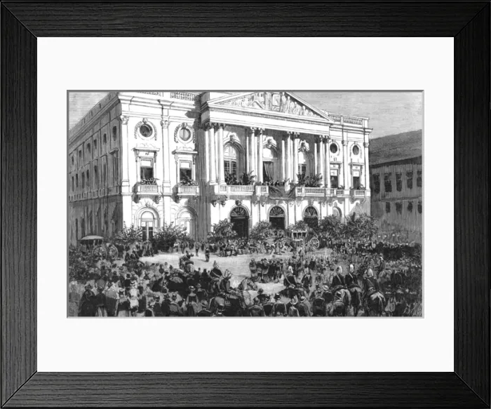 Framed Print : Carlos I Proclaimed Framed Print : Carlos I Proclaimed