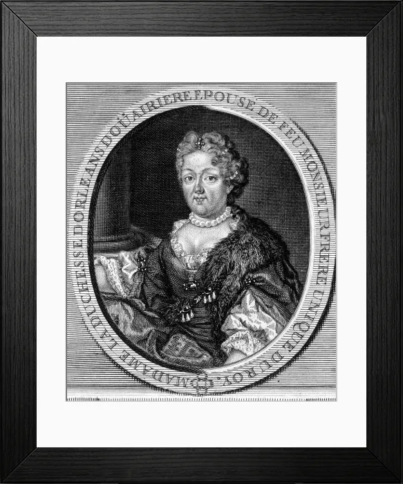 Framed Print : Orleans / Duchess / Liselott Framed Print : Orleans / Duchess / Liselott