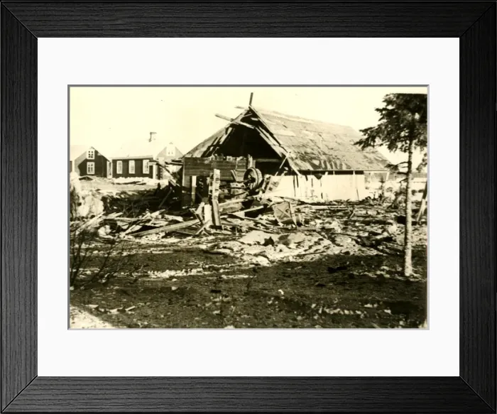 Framed Print : Bombing Italy Defences Framed Print : Bombing Italy Defences