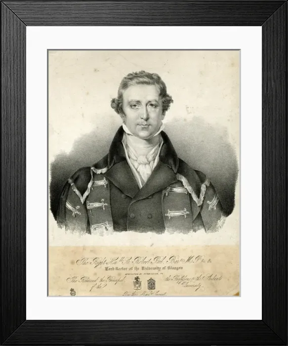 Framed Print : Robert Peel(Y) / Glasgow Framed Print : Robert Peel(Y) / Glasgow