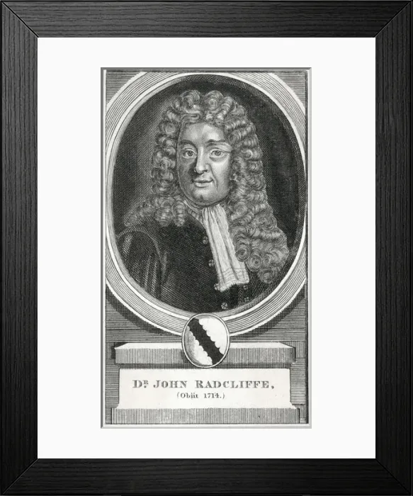 Framed Print : John Radcliffe / Anon Eng Framed Print : John Radcliffe / Anon Eng