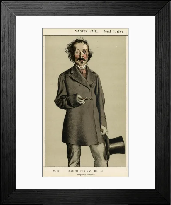 Framed Print : Mayne Reid / Vfair 1873 Framed Print : Mayne Reid / Vfair 1873