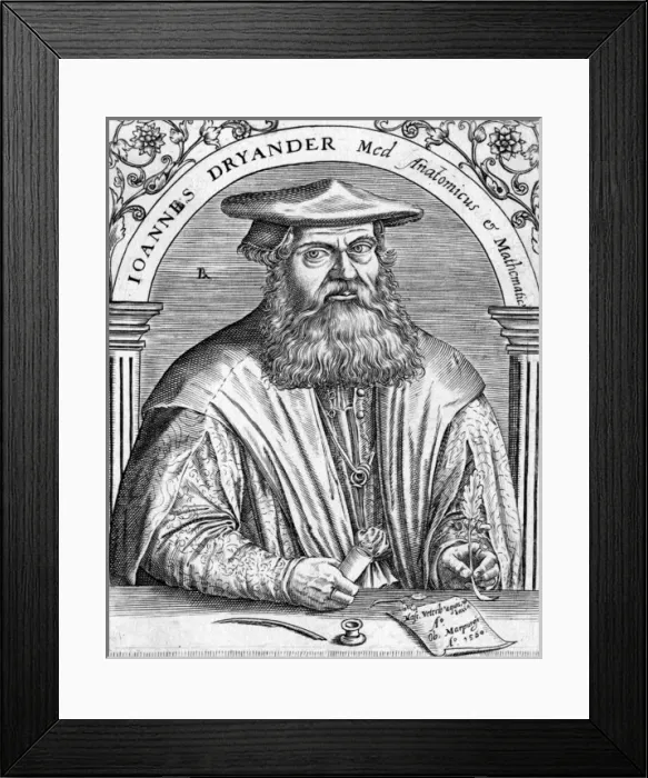 Framed Print : Johannes Dryander Framed Print : Johannes Dryander