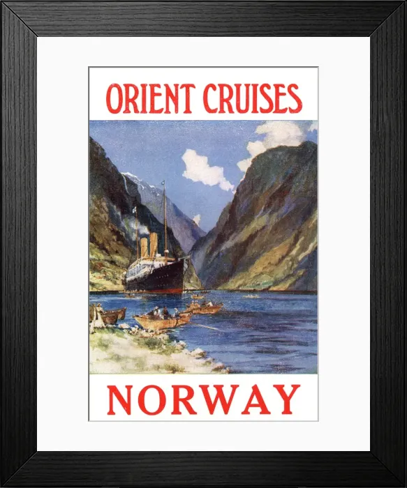 Framed Print : Cruises to Norway Framed Print : Cruises to Norway