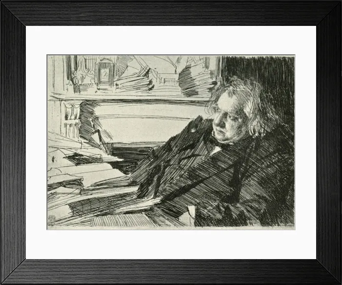 Framed Print : Ernest Renan / Century 93 Framed Print : Ernest Renan / Century 93