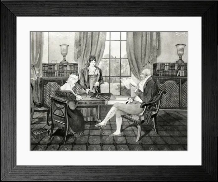 Framed Print : Samuel Hoare & Family Framed Print : Samuel Hoare & Family