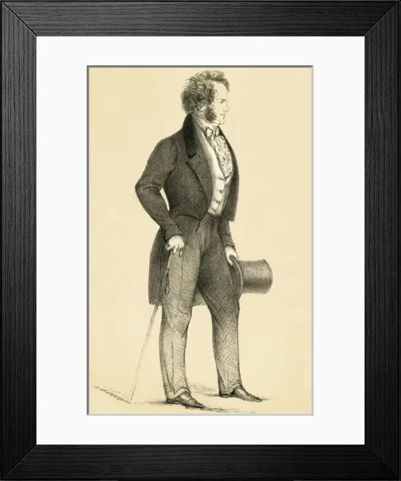Framed Print : Landseer in 1843 Framed Print : Landseer in 1843