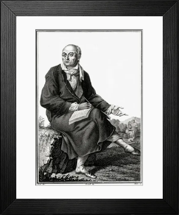 Framed Print : Salomon Gessner Framed Print : Salomon Gessner