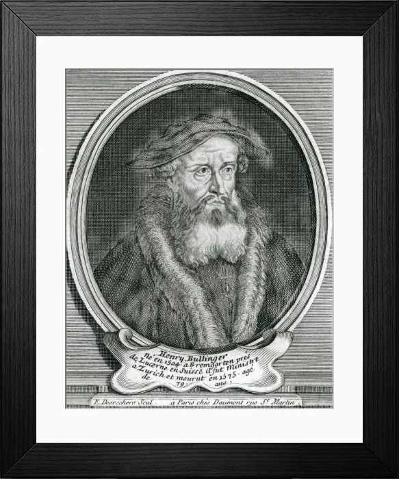 Framed Print : Heinrich Bullinger Framed Print : Heinrich Bullinger