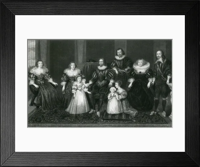 Framed Print : Buckingham En Famille Framed Print : Buckingham En Famille