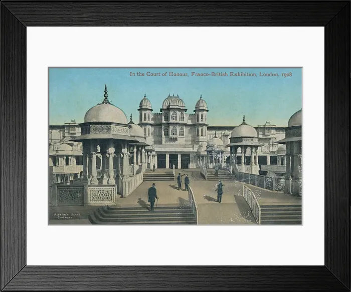 Framed Print : In the Court of Honour, Franco-British Exhibition 1908 Framed Print : In the Court of Honour, Franco-British Exhibition 1908