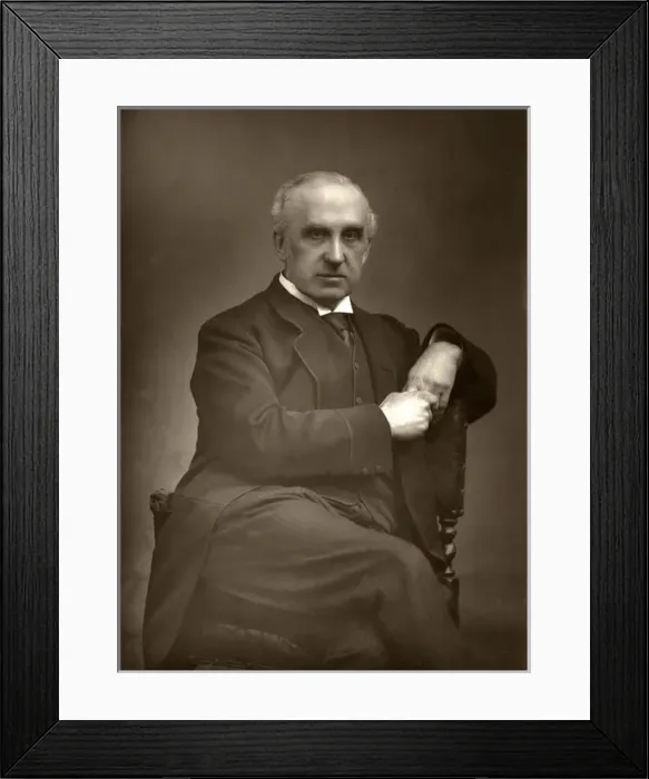 Framed Print : Sir C Russell / Anon 1889 Framed Print : Sir C Russell / Anon 1889