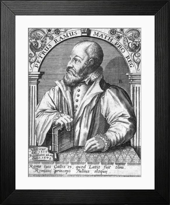 Framed Print : Pierre De LA Ramee Framed Print : Pierre De LA Ramee