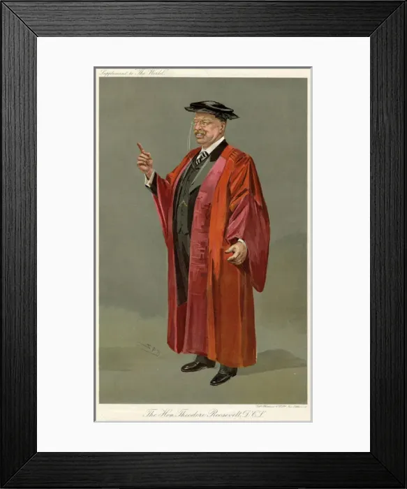 Framed Print : T Roosevelt / Spy / World Framed Print : T Roosevelt / Spy / World